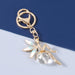 Wholesale Alloy Rhinestone Fairy Keychain JDC-KC-JL013 Keychains 氿乐 blue Wholesale Jewelry JoyasDeChina Joyas De China