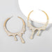 Wholesale Alloy Rhinestone Geometric Earrings JDC-ES-JL688 Earrings ?鹄? gold Wholesale Jewelry JoyasDeChina Joyas De China