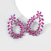 Wholesale Alloy Rhinestone Geometric Earrings JDC-ES-JL695colored rhinestones Earrings ?鹄? Wholesale Jewelry JoyasDeChina Joyas De China