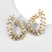 Wholesale Alloy Rhinestone Geometric Earrings JDC-ES-JL695colored rhinestones Earrings ?鹄? gold Wholesale Jewelry JoyasDeChina Joyas De China
