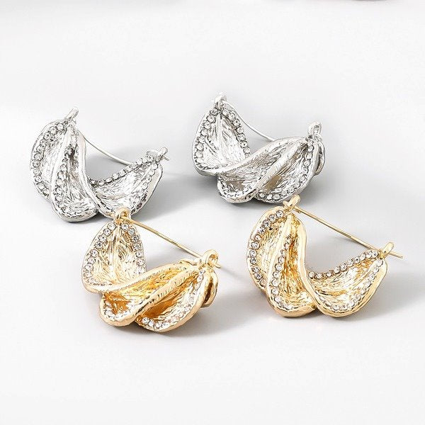 Wholesale Alloy Rhinestone Geometric Earrings JDC-ES-JL792 Earrings 氿乐 Wholesale Jewelry JoyasDeChina Joyas De China