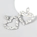 Wholesale Alloy Rhinestone Glass Diamond Earrings JDC-ES-JL-014colored rhinestones Earrings ?鹄? silver Wholesale Jewelry JoyasDeChina Joyas De China