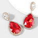 Wholesale Alloy Rhinestone Glass Diamond Earrings JDC-ES-JL-022colored rhinestones Earrings ?鹄? red Wholesale Jewelry JoyasDeChina Joyas De China