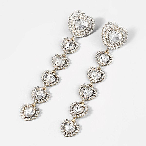 Wholesale Alloy Rhinestone Glass Diamond Earrings JDC-ES-JL749 Earrings 氿乐 Wholesale Jewelry JoyasDeChina Joyas De China