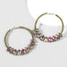 Wholesale Alloy Rhinestone Glass Diamond Round Earrings JDC-ES-JL-026colored rhinestones Earrings ?鹄? Wholesale Jewelry JoyasDeChina Joyas De China