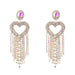 Wholesale Alloy Rhinestone Glass Diamond Tassel Earrings JDC-ES-JL668 Earrings ?鹄? Wholesale Jewelry JoyasDeChina Joyas De China