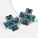 Wholesale alloy rhinestone glass drill earrings JDC-ES-JL884 Earrings 氿乐 Wholesale Jewelry JoyasDeChina Joyas De China