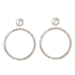 Wholesale Alloy Rhinestone Glass Drill Round Earrings JDC-ES-JL882 Earrings 氿乐 Wholesale Jewelry JoyasDeChina Joyas De China