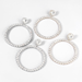 Wholesale Alloy Rhinestone Glass Drill Round Earrings JDC-ES-JL882 Earrings 氿乐 Wholesale Jewelry JoyasDeChina Joyas De China