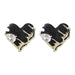 Wholesale alloy rhinestone heart earrings JDC-ES-JL729 Earrings 氿乐 Wholesale Jewelry JoyasDeChina Joyas De China