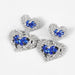 Wholesale alloy rhinestone heart earrings JDC-ES-JL741 Earrings 氿乐 Wholesale Jewelry JoyasDeChina Joyas De China