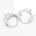 Wholesale Alloy Rhinestone Imitation Pearl Flower Earrings JDC-ES-JL683colored rhinestones Earrings ?鹄? AB color Wholesale Jewelry JoyasDeChina Joyas De China