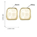 Wholesale alloy Rhinestone inlaid resin trapezoidal Earrings JDC-ES-JL822 Earrings 氿乐 Wholesale Jewelry JoyasDeChina Joyas De China