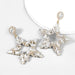 Wholesale alloy rhinestone irregular star earrings JDC-ES-JL852 Earrings 氿乐 Wholesale Jewelry JoyasDeChina Joyas De China