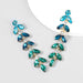 Wholesale alloy rhinestone long earrings JDC-ES-JL691colored rhinestones Earrings ?鹄? Wholesale Jewelry JoyasDeChina Joyas De China
