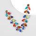 Wholesale alloy rhinestone long earrings JDC-ES-JL691colored rhinestones Earrings ?鹄? color Wholesale Jewelry JoyasDeChina Joyas De China