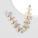 Wholesale alloy rhinestone long earrings JDC-ES-JL691colored rhinestones Earrings ?鹄? gold Wholesale Jewelry JoyasDeChina Joyas De China