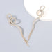 Wholesale Alloy Rhinestone Long Wrap Earrings JDC-ES-JL674colored rhinestones Earrings ?鹄? gold Wholesale Jewelry JoyasDeChina Joyas De China