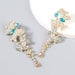 Wholesale Alloy Rhinestone Multilayer Butterfly Earrings JDC-ES-JL-008 Earrings ?鹄? gold Wholesale Jewelry JoyasDeChina Joyas De China