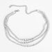 Wholesale Alloy Rhinestone Multilayer Necklace JDC-NE-JL178 Necklaces 氿乐 silver Wholesale Jewelry JoyasDeChina Joyas De China