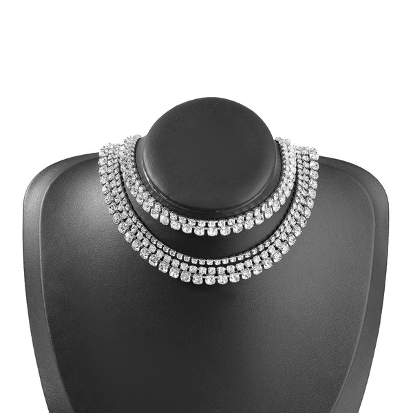Wholesale Alloy Rhinestone Multilayer Necklace JDC-NE-JL184 Necklaces 氿乐 Wholesale Jewelry JoyasDeChina Joyas De China