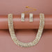 Wholesale alloy rhinestone necklace JDC-NE-Bis001 NECKLACE 碧莎 gold Wholesale Jewelry JoyasDeChina Joyas De China