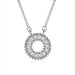 Wholesale alloy Rhinestone necklace Sterling Silver Jewelry JDC-NE-BLX037 NECKLACE 宝来兴 silver Wholesale Jewelry JoyasDeChina Joyas De China