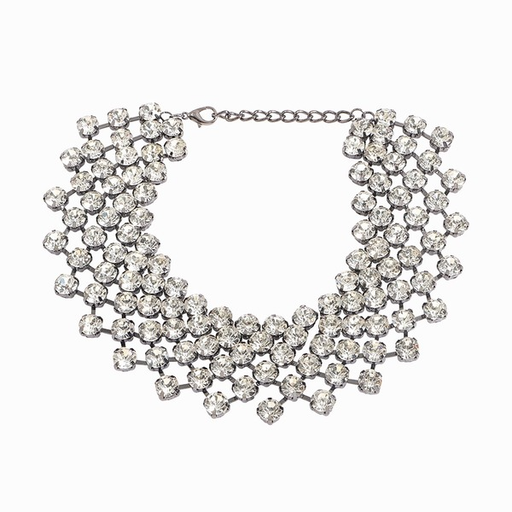 Wholesale alloy rhinestone necklaces JDC-NE-JQ120 necklaces JoyasDeChina Wholesale Jewelry JoyasDeChina Joyas De China