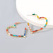 Wholesale Alloy Rhinestone Notch Heart Shaped Earrings JDC-ES-JL-019colored rhinestones Earrings ?鹄? color Wholesale Jewelry JoyasDeChina Joyas De China