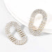 Wholesale Alloy Rhinestone Oval Earrings JDC-ES-JL-004 Earrings ?鹄? Wholesale Jewelry JoyasDeChina Joyas De China