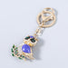 Wholesale Alloy Rhinestone Owl Keychain JDC-KC-JL015 Keychains 氿乐 balck Wholesale Jewelry JoyasDeChina Joyas De China