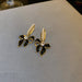 Wholesale Alloy Rhinestone Pearl Earrings JDC-ES-BY139 Earrings 宝钰 black Wholesale Jewelry JoyasDeChina Joyas De China