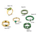 Wholesale Alloy Rhinestone Rings Set JDC-RS-F592 Rings 韩之尚 Wholesale Jewelry JoyasDeChina Joyas De China