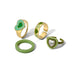 Wholesale Alloy Rhinestone Rings Set JDC-RS-F592 Rings 韩之尚 54672Set Dripping oil ring Wholesale Jewelry JoyasDeChina Joyas De China