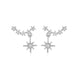 Wholesale alloy Rhinestone six Star Earrings JDC-ES-MH056 Earrings JoyasDeChina 01 white K 0959 Wholesale Jewelry JoyasDeChina Joyas De China