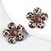 Wholesale Alloy Rhinestone Small Flower Earrings JDC-ES-JL911 Earrings 氿乐 5 Wholesale Jewelry JoyasDeChina Joyas De China