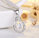 Wholesale alloy Rhinestone smart necklace JDC-NE-QLX017 NECKLACE 巧兰轩 white Wholesale Jewelry JoyasDeChina Joyas De China