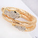 Wholesale Alloy Rhinestone Snake Bracelet JDC-BT-Chuangj007 Bracelet 创爵 gold Wholesale Jewelry JoyasDeChina Joyas De China