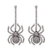 Wholesale alloy Rhinestone spider earrings JDC-ES-MY179 Earrings 曼茵 Gun black Wholesale Jewelry JoyasDeChina Joyas De China
