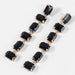 Wholesale Alloy Rhinestone Square Earrings JDC-ES-JL811 Earrings 氿乐 black Wholesale Jewelry JoyasDeChina Joyas De China