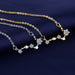 Wholesale alloy Rhinestone star necklace Sterling Silver Jewelry JDC-NE-BLX034 NECKLACE 宝来兴 gold Wholesale Jewelry JoyasDeChina Joyas De China