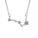 Wholesale alloy Rhinestone star necklace Sterling Silver Jewelry JDC-NE-BLX034 NECKLACE 宝来兴 silver Wholesale Jewelry JoyasDeChina Joyas De China