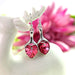 Wholesale alloy Rhinestone-studded soul wish earrings JDC-ES-YinX030 Earrings 伊杏 purple Wholesale Jewelry JoyasDeChina Joyas De China