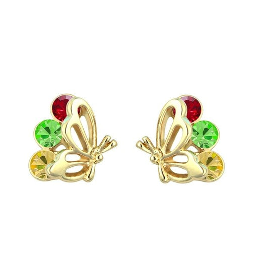Wholesale alloy Rhinestone-studded zircon earrings JDC-ES-YinX008 Earrings 伊杏 Wholesale Jewelry JoyasDeChina Joyas De China