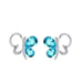 Wholesale alloy Rhinestone-studded zircon earrings JDC-ES-YinX009 Earrings 伊杏 Wholesale Jewelry JoyasDeChina Joyas De China