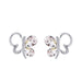 Wholesale alloy Rhinestone-studded zircon earrings JDC-ES-YinX009 Earrings 伊杏 White Wholesale Jewelry JoyasDeChina Joyas De China