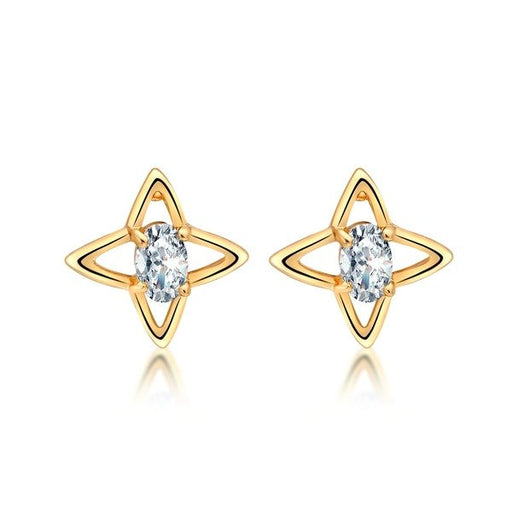 Wholesale alloy Rhinestone-studded zircon earrings JDC-ES-YinX015 Earrings 伊杏 Wholesale Jewelry JoyasDeChina Joyas De China