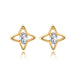 Wholesale alloy Rhinestone-studded zircon earrings JDC-ES-YinX015 Earrings 伊杏 rose gold Wholesale Jewelry JoyasDeChina Joyas De China