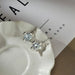 Wholesale alloy Rhinestone-studded zircon earrings JDC-ES-YinX017 Earrings 伊杏 Wholesale Jewelry JoyasDeChina Joyas De China