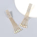 Wholesale alloy rhinestone tassel earrings JDC-ES-JL-006 Earrings ?鹄? Wholesale Jewelry JoyasDeChina Joyas De China